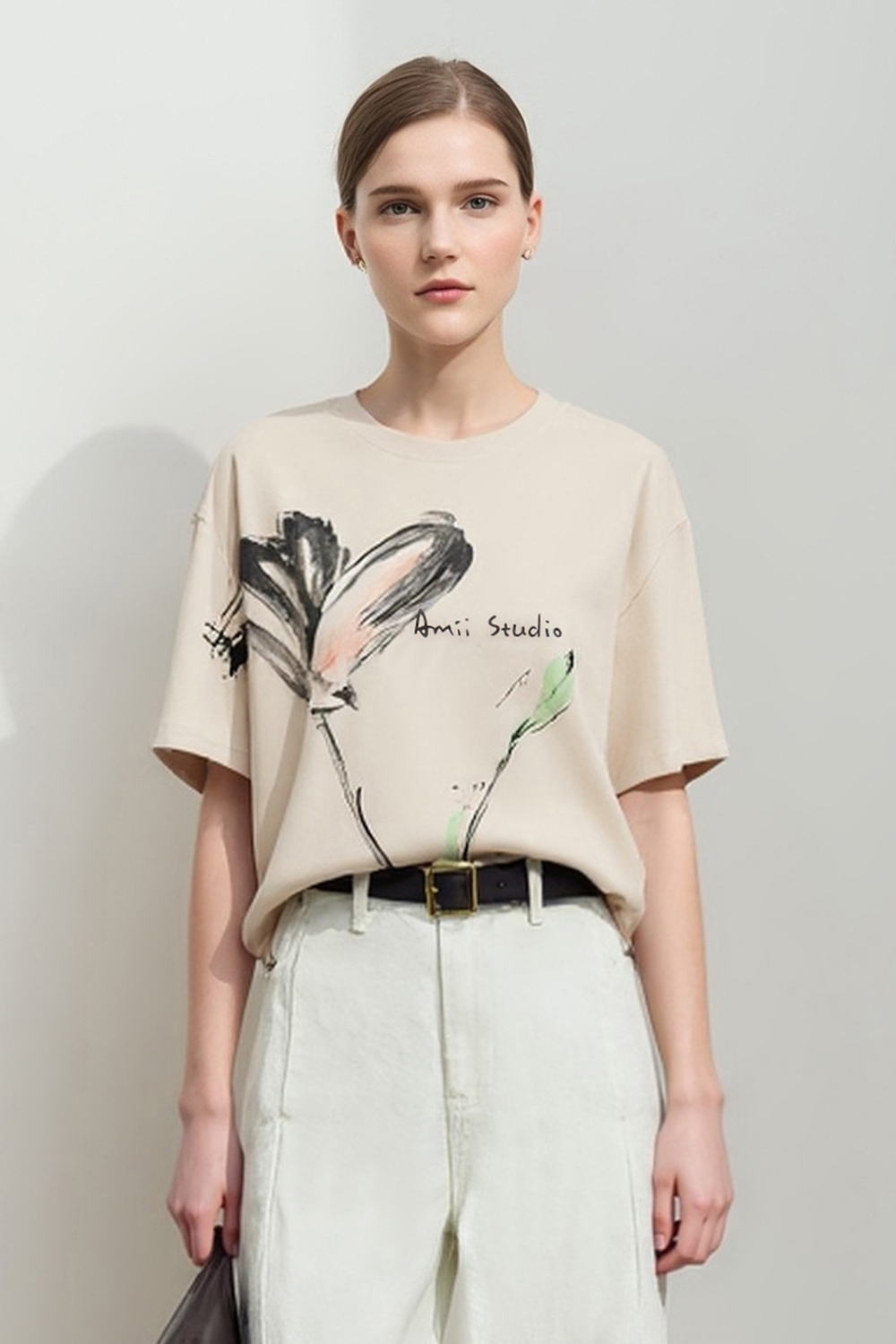 Ink Print Short Sleeve T-shirt