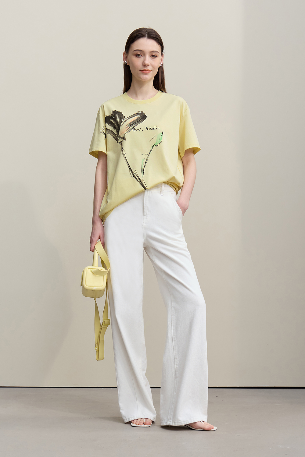 Ink Print Short Sleeve T-shirt