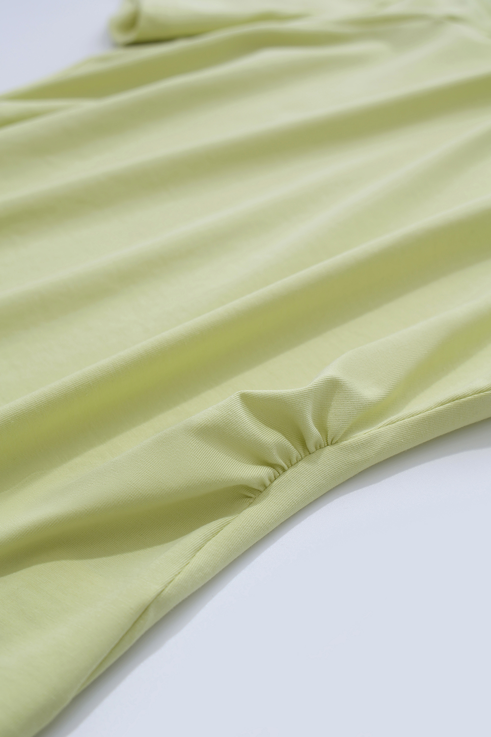 Lapel Frog Button Cotton Stretch T-shirt