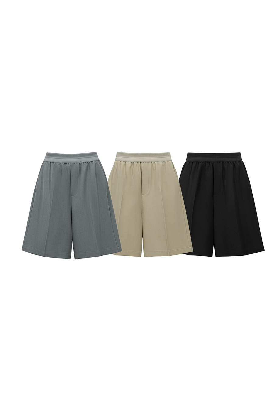 Hollow Elastic Casual Shorts|AMII