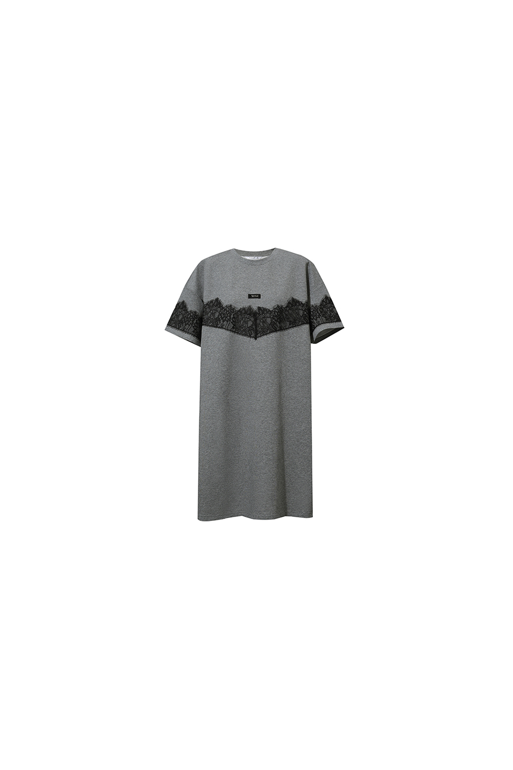 Lace Spliced Loose Dress