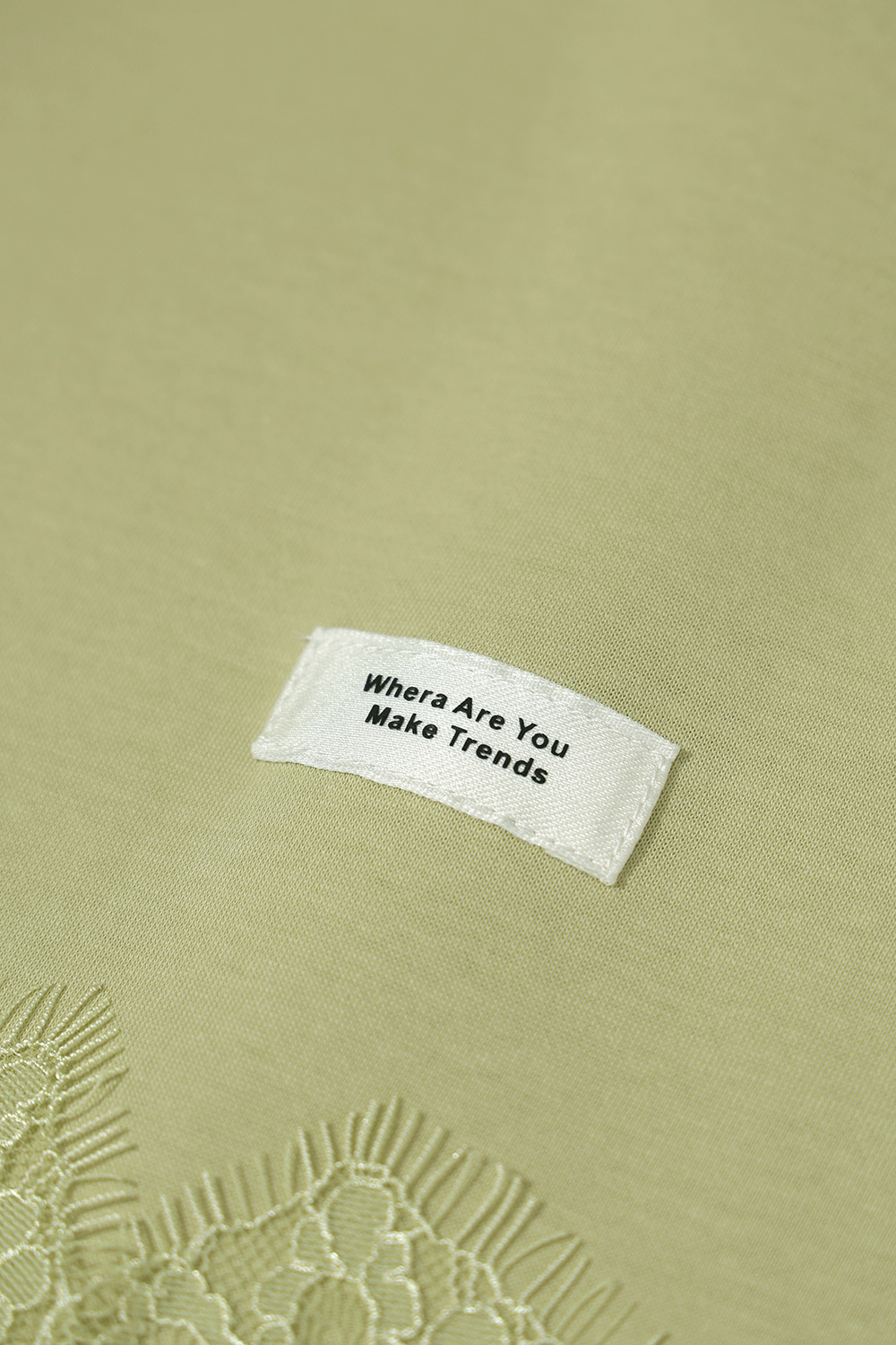 Lace Spliced Loose Dress