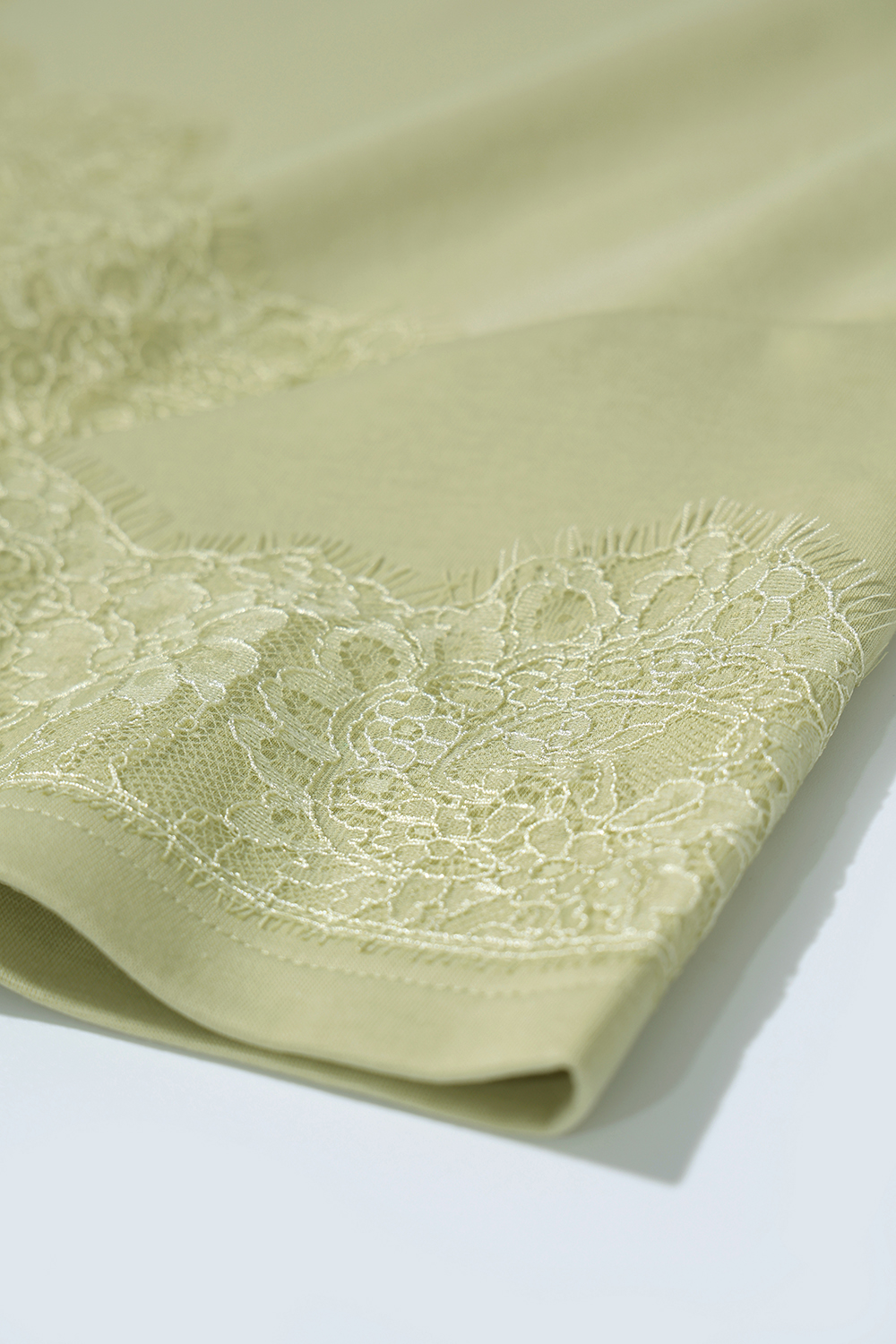 Lace Spliced Loose Dress