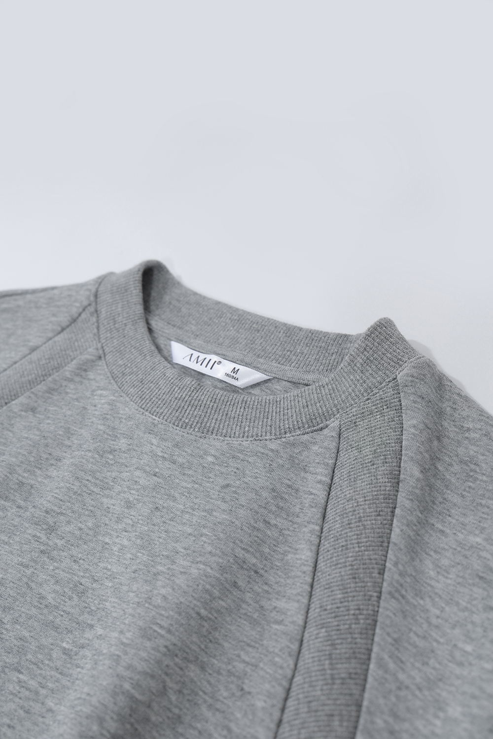 Ribbed Spliced Air Layer T-shirt