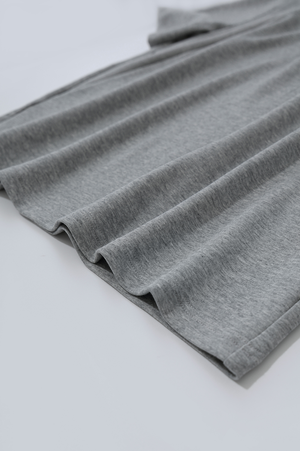 Ribbed Spliced Air Layer T-shirt