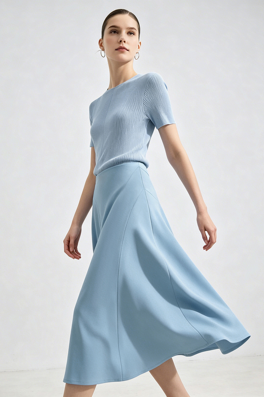 Tailored Panel Skirt