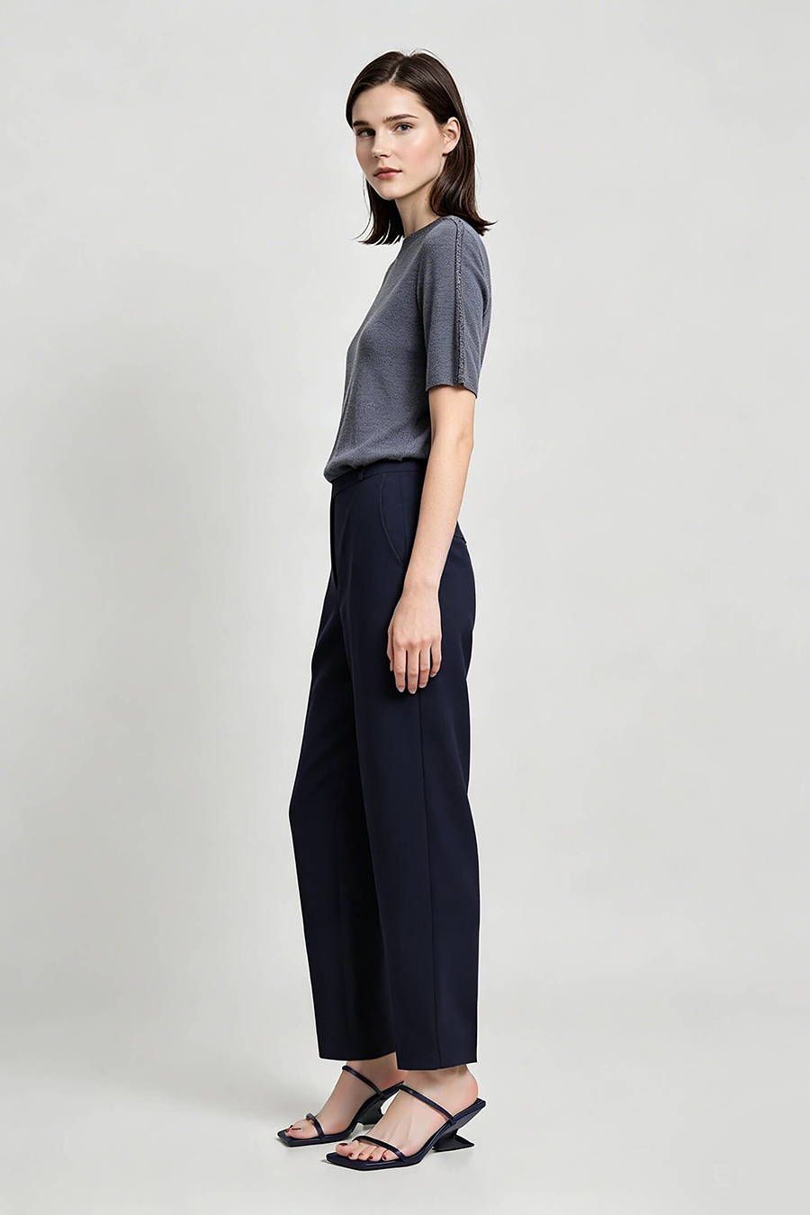 Tie Waist Tapered Pants