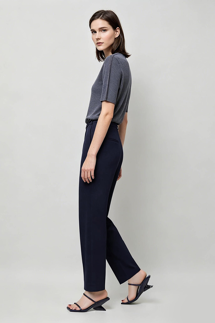 Tie Waist Tapered Pants