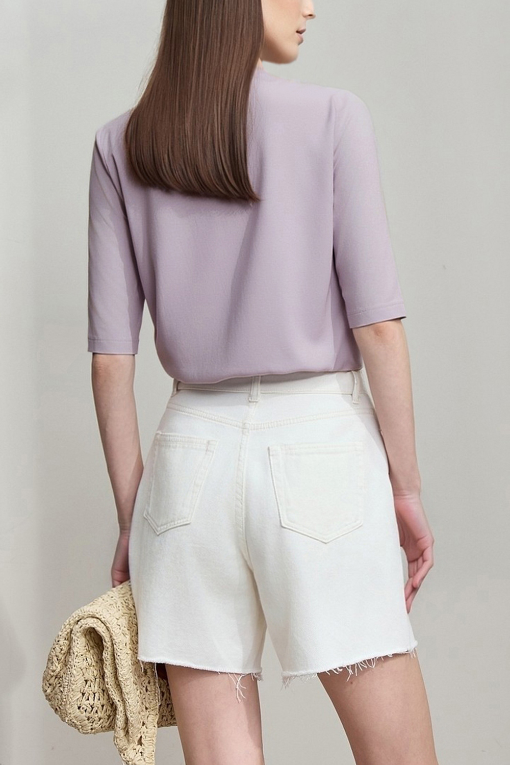 Crew Neck Half Sleeve Cotton T-shirt