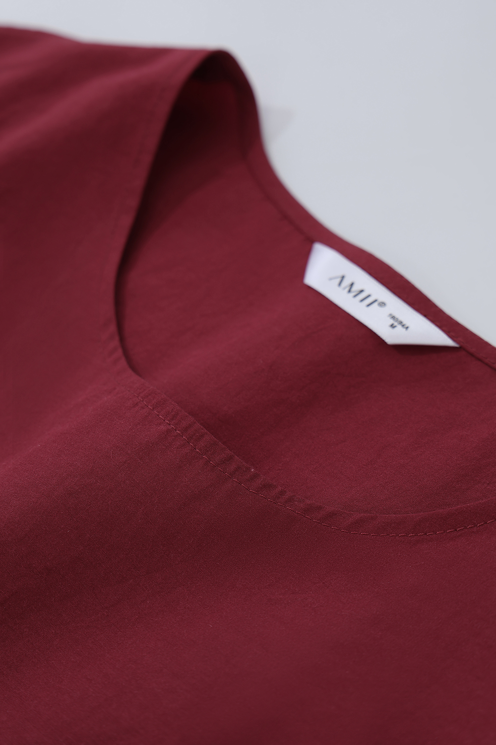 Round Neck Lantern Sleeve Shirt
