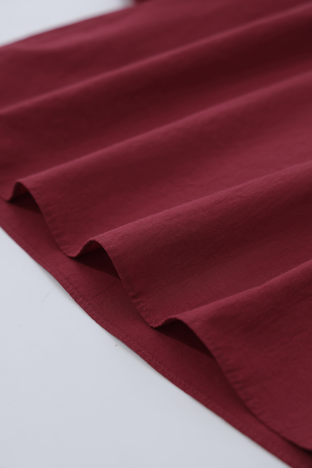 Round Neck Lantern Sleeve Shirt