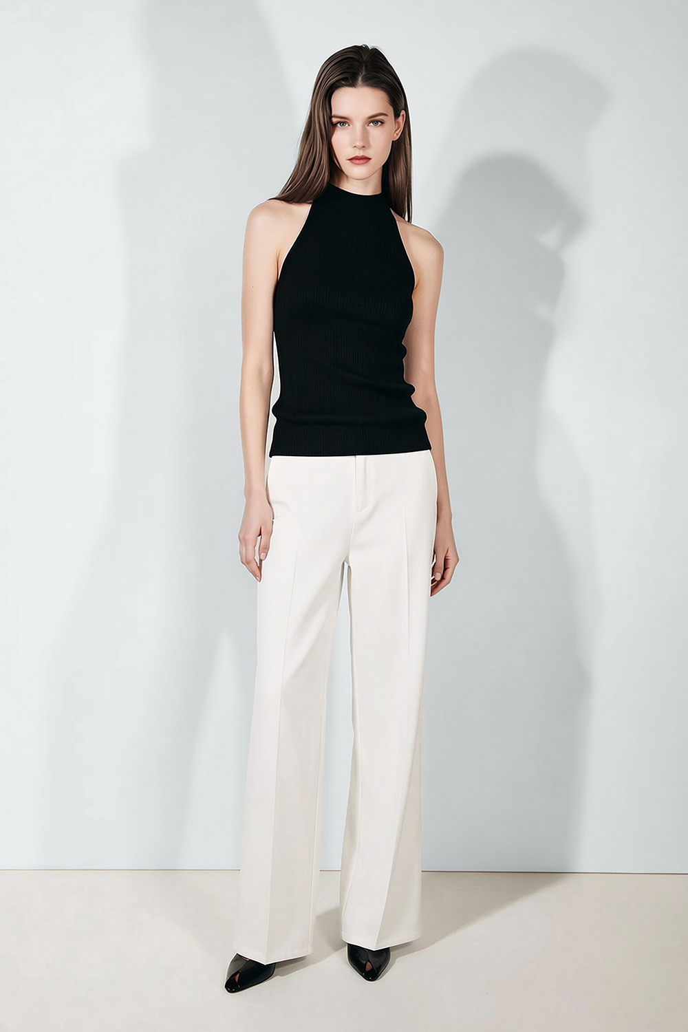 National Style Stand Collar Knit Sweater|AMII