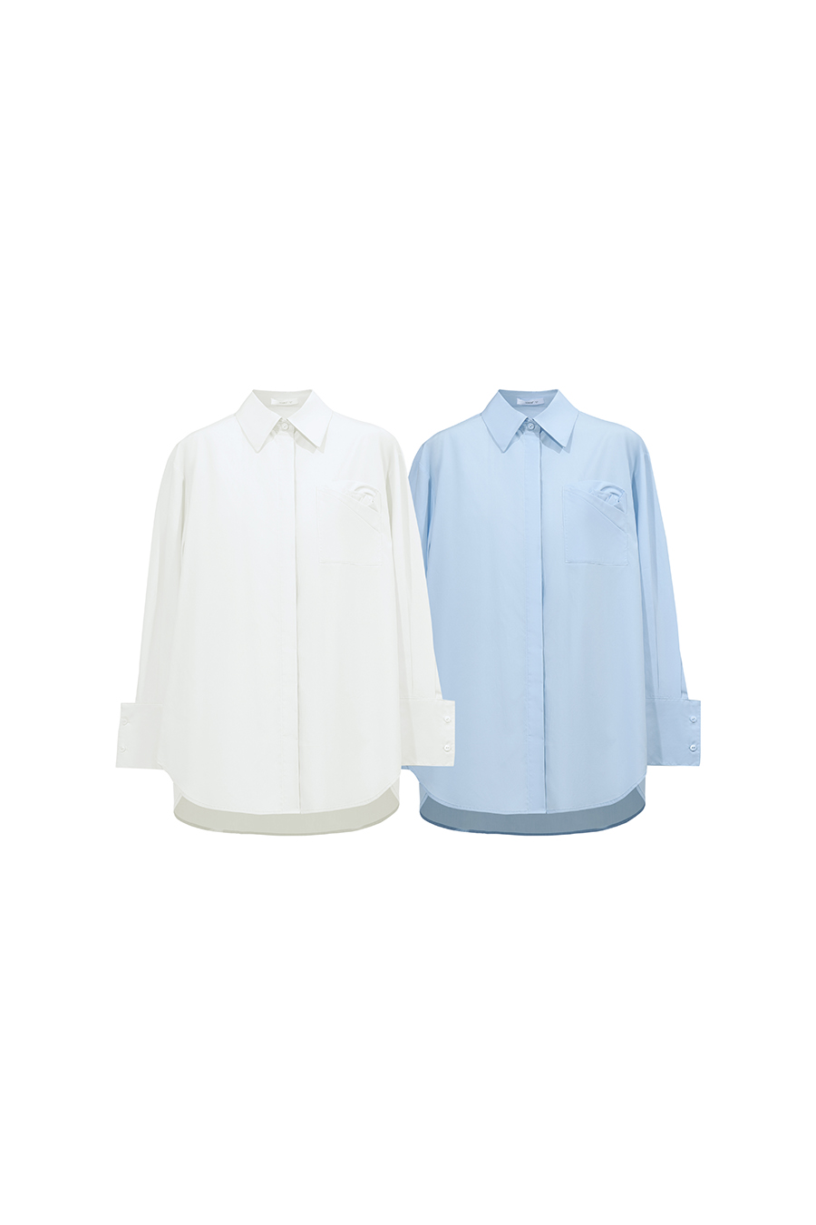 Lyocell Cotton Lapel Shirt | AMII