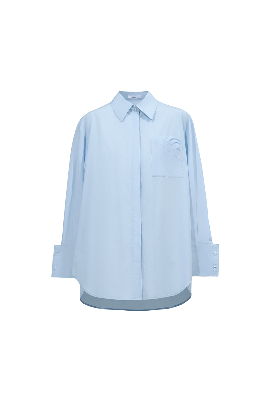 Lyocell Cotton Lapel Shirt | AMII
