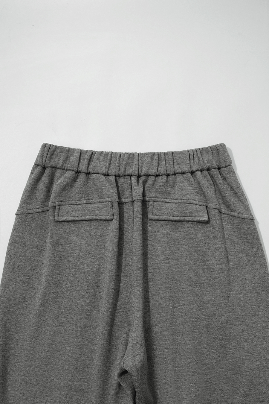 Brushed Wide Leg Casual Pants|AMII