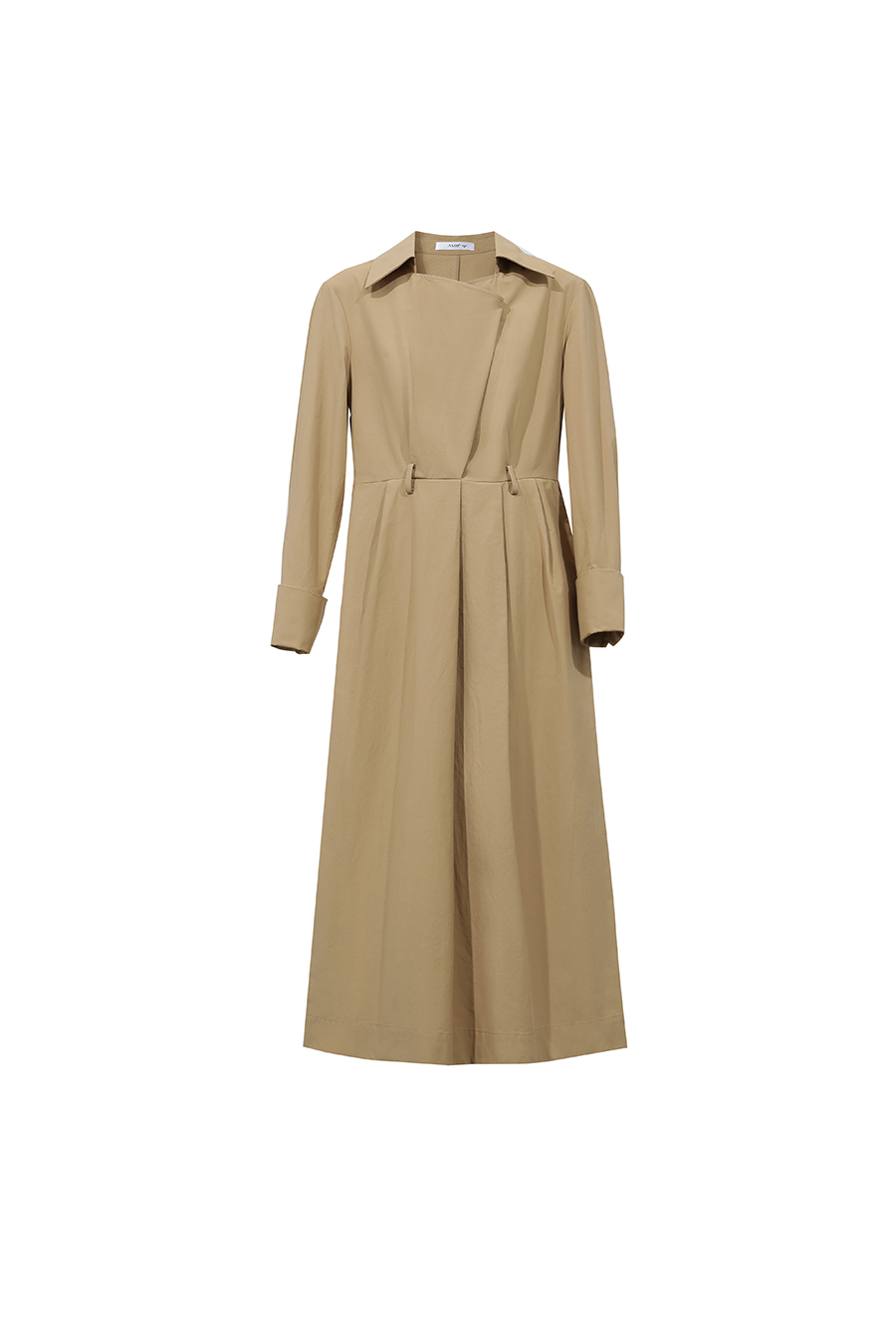 Collared gathered dress|AMII