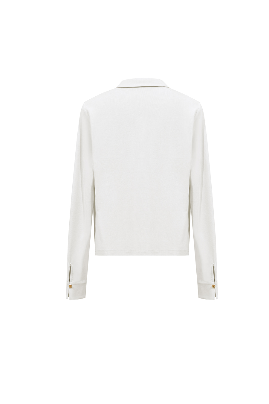 Lyocell cotton collared shirt|AMII