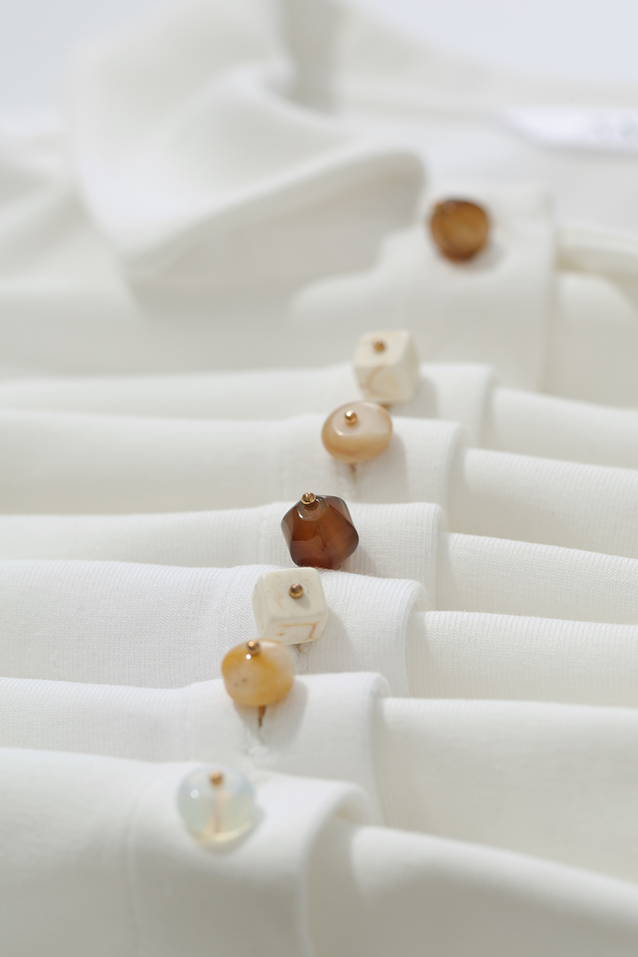 Lyocell cotton collared shirt|AMII