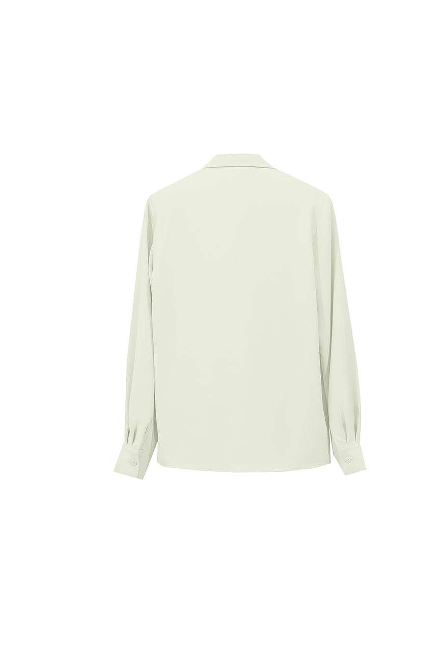 Contrast Tie Chiffon Blouse | AMII