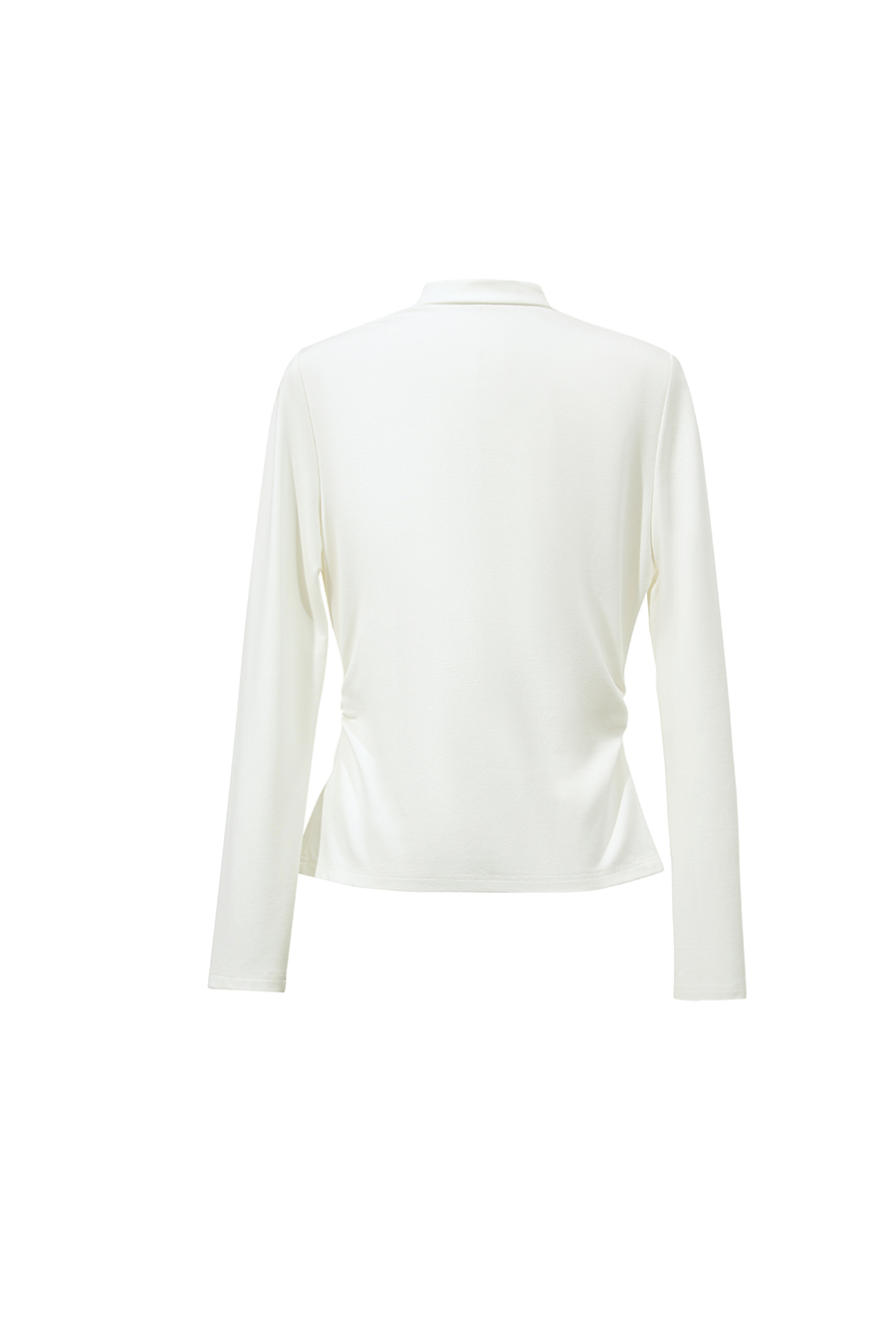 Chinese Style Mandarin Collar Long Sleeve Tee|AMII