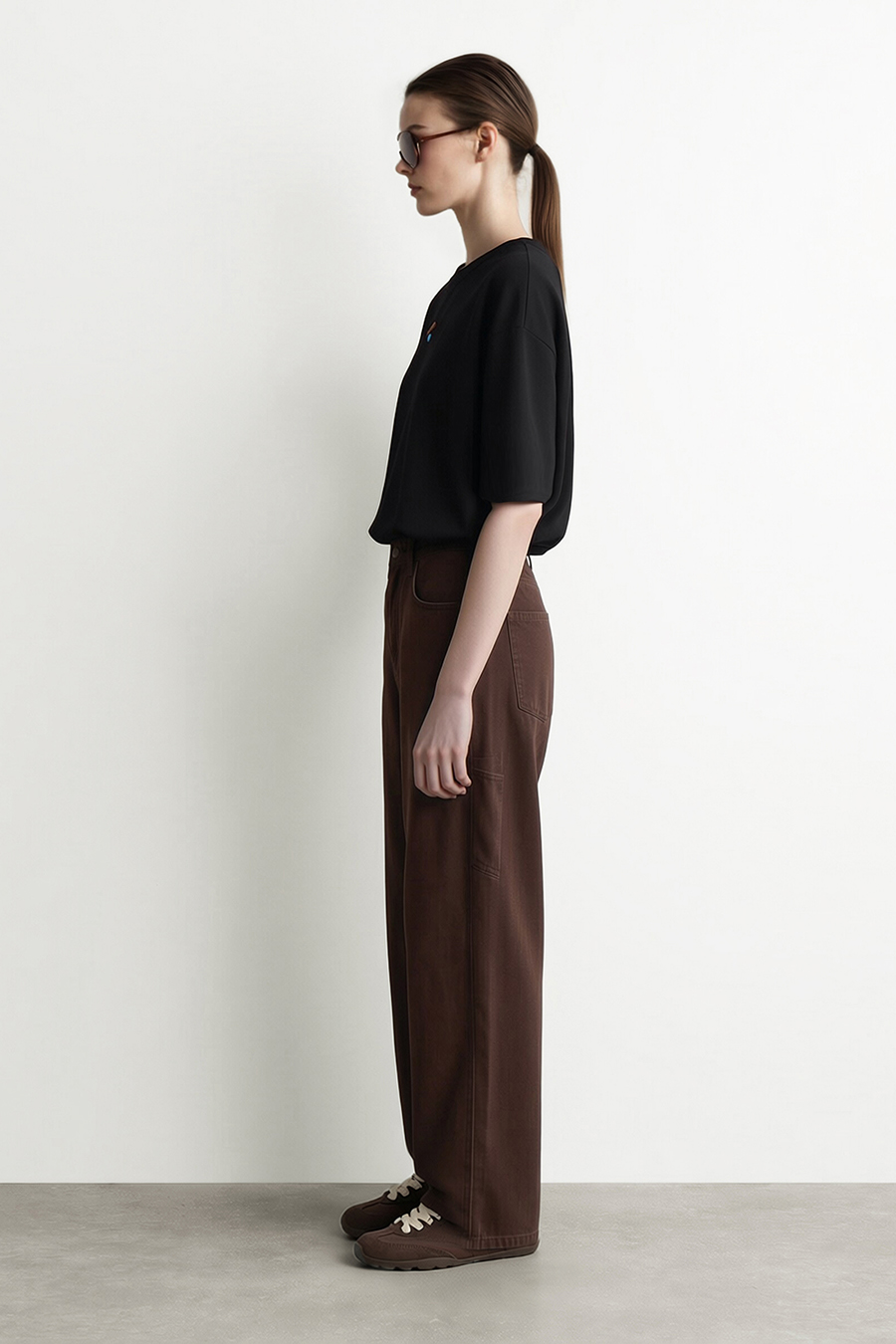 Embroidered Air Layer Tee | AMII