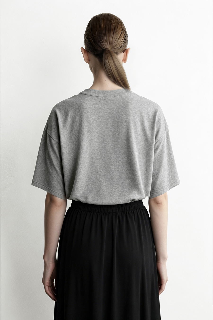Embroidered Air Layer Tee | AMII
