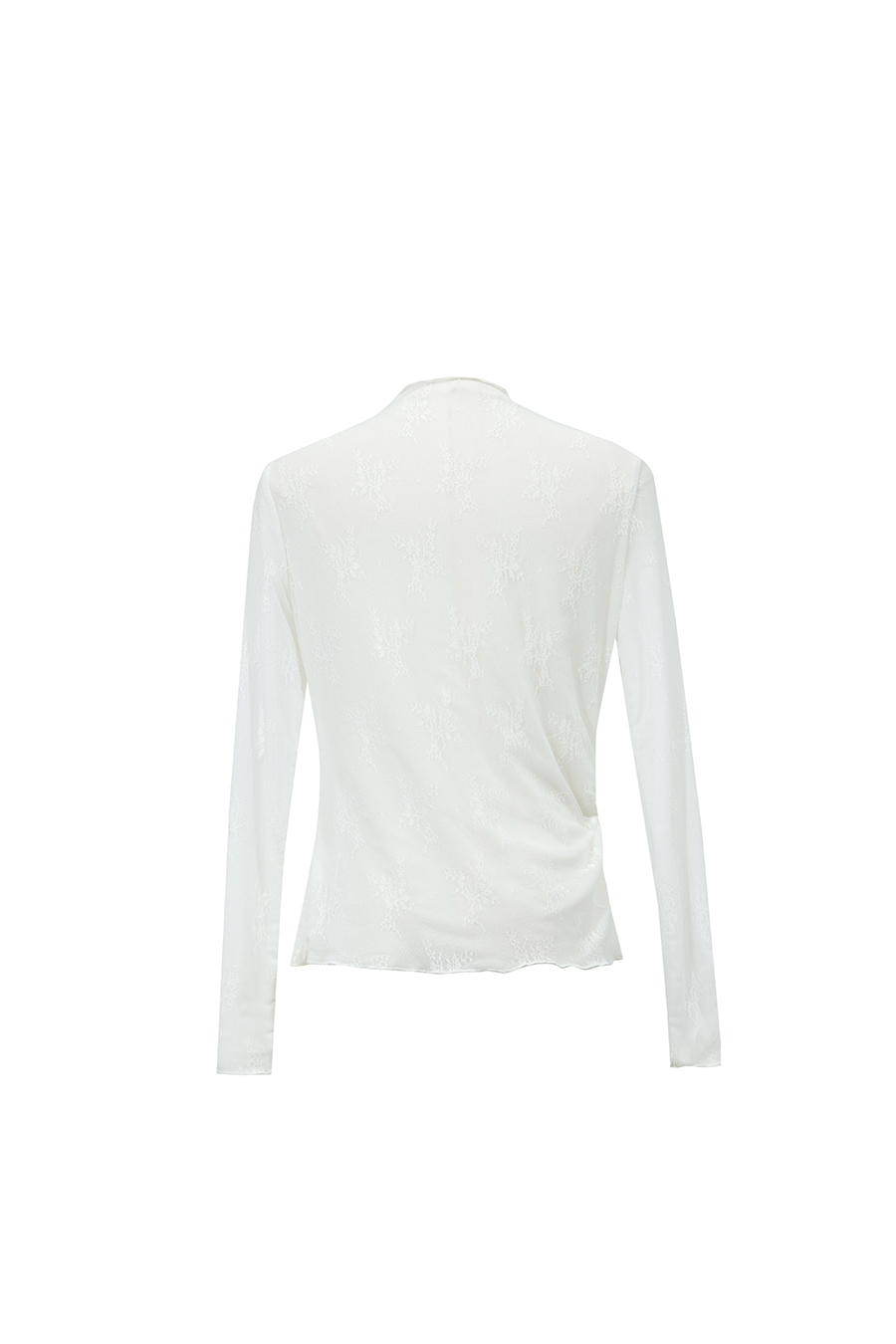 Jacquard Lace Slim-Fit Tee | AMII
