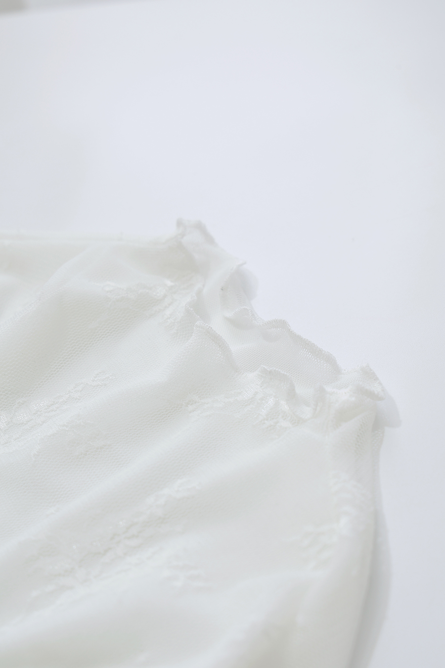 Jacquard Lace Slim-Fit Tee | AMII