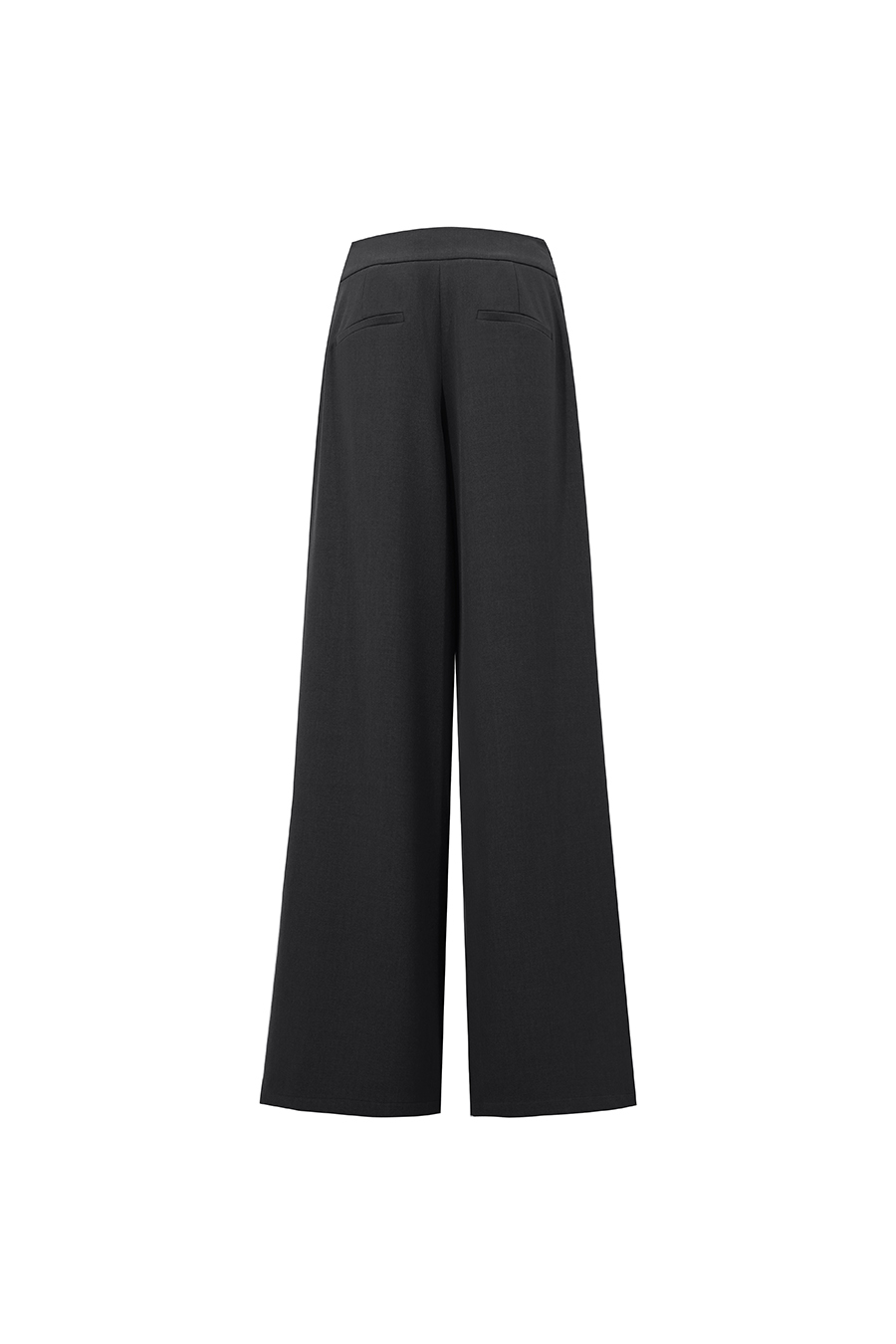 Draped Pleated Cropped Wide Leg Casual Pants | AMII