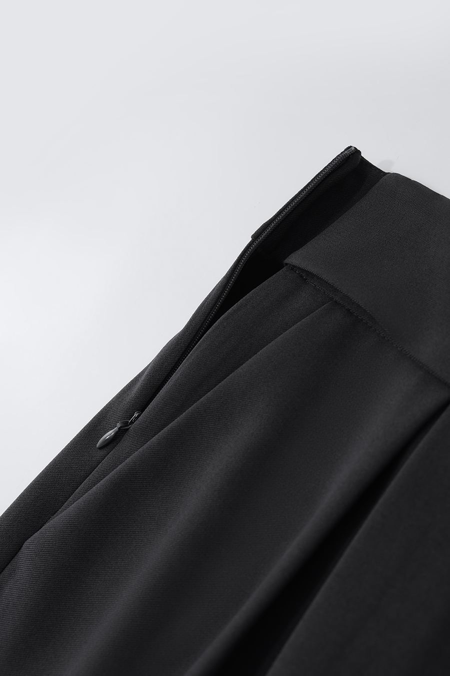 Draped Pleated Cropped Wide Leg Casual Pants | AMII