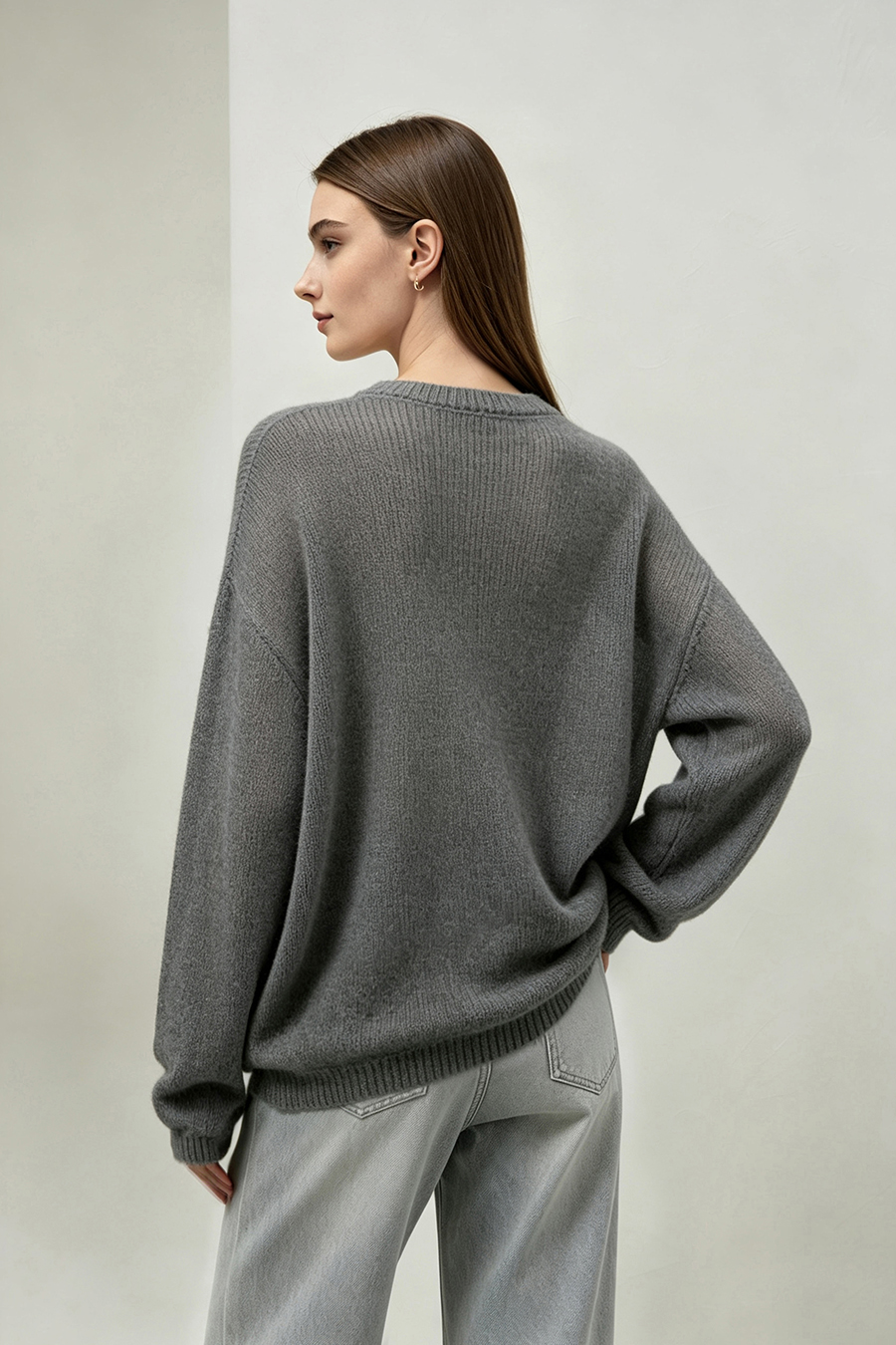 3D rose sweater|AMII