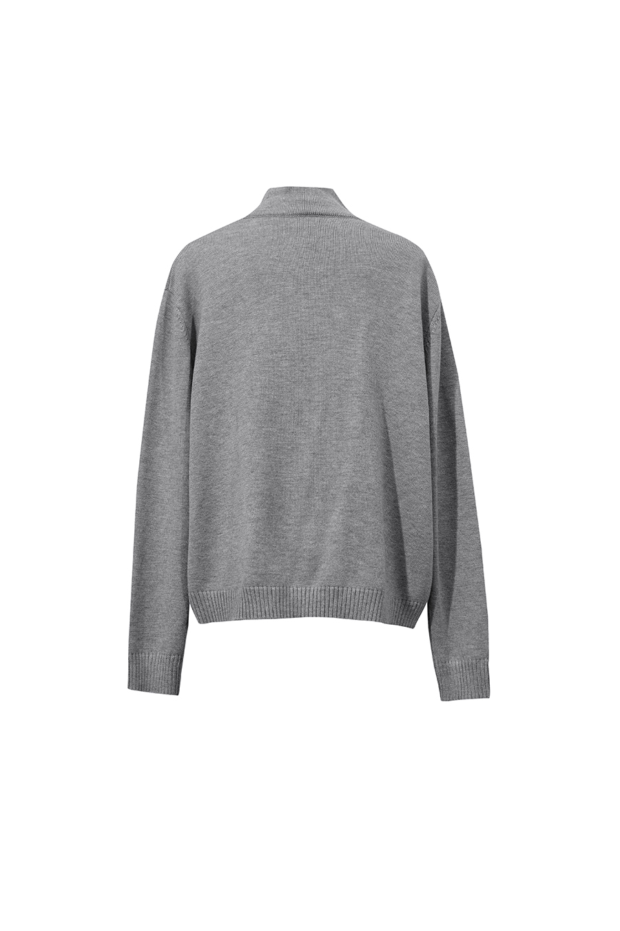 Drawstring High Neck Loose Sweater | AMII