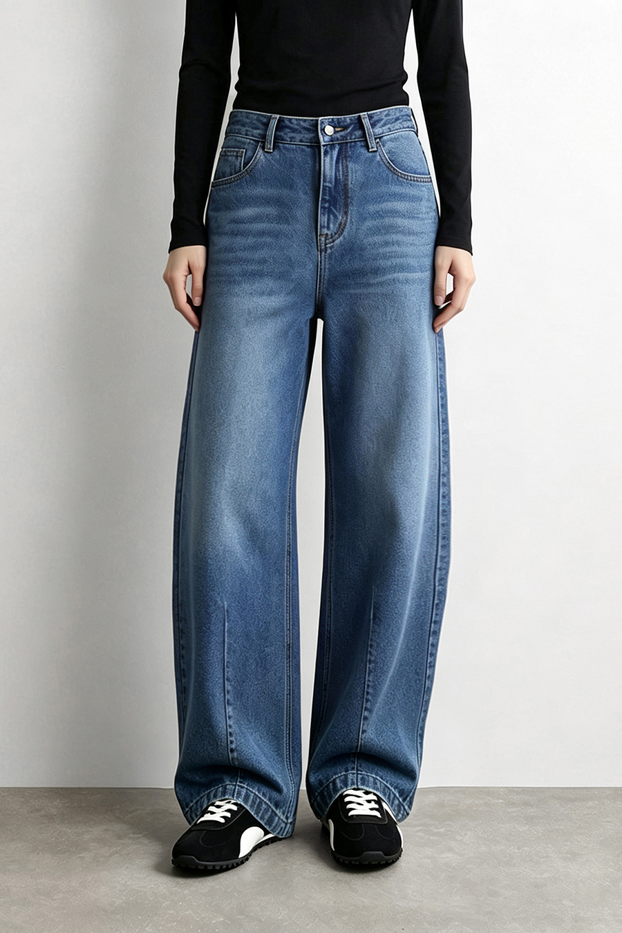 Banana Fit Denim Long Pants | AMII