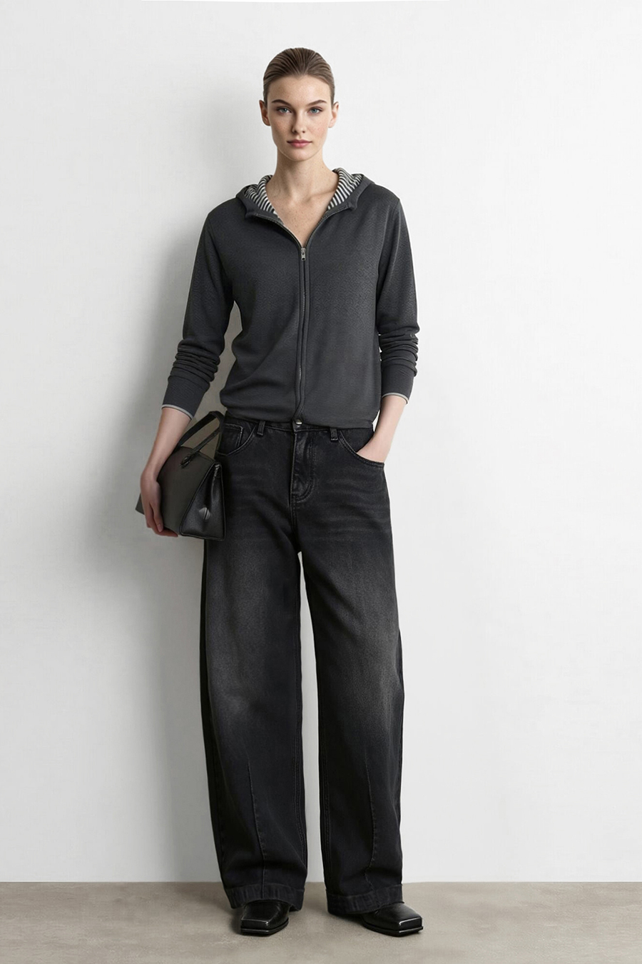 Banana Fit Denim Long Pants | AMII