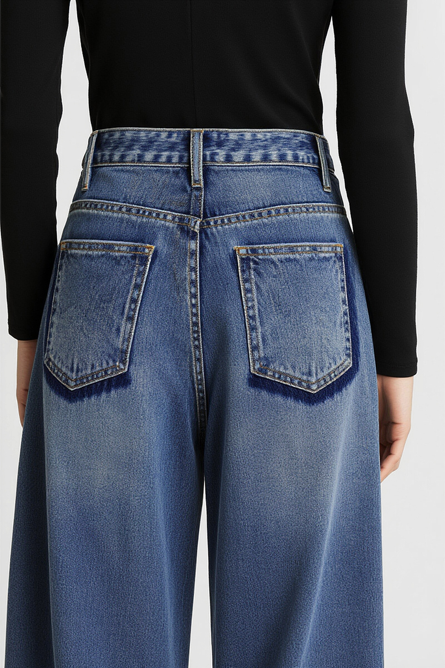 Banana Fit Denim Long Pants | AMII