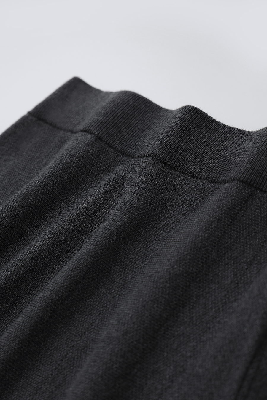 Wide A-Line Knit Midi Skirt | AMII