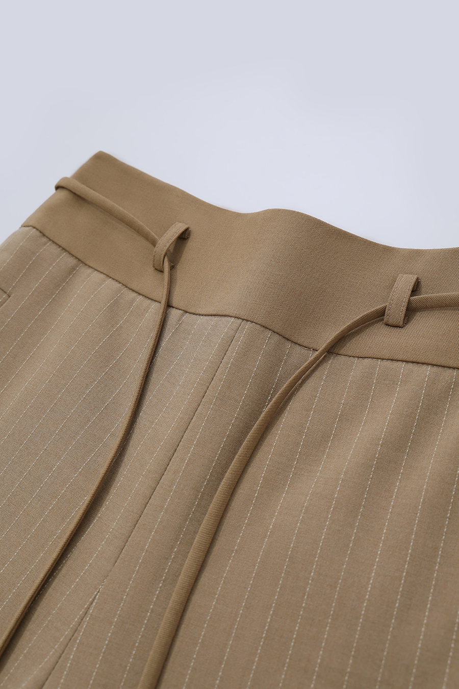 Striped Wide Leg Casual Pants | AMII