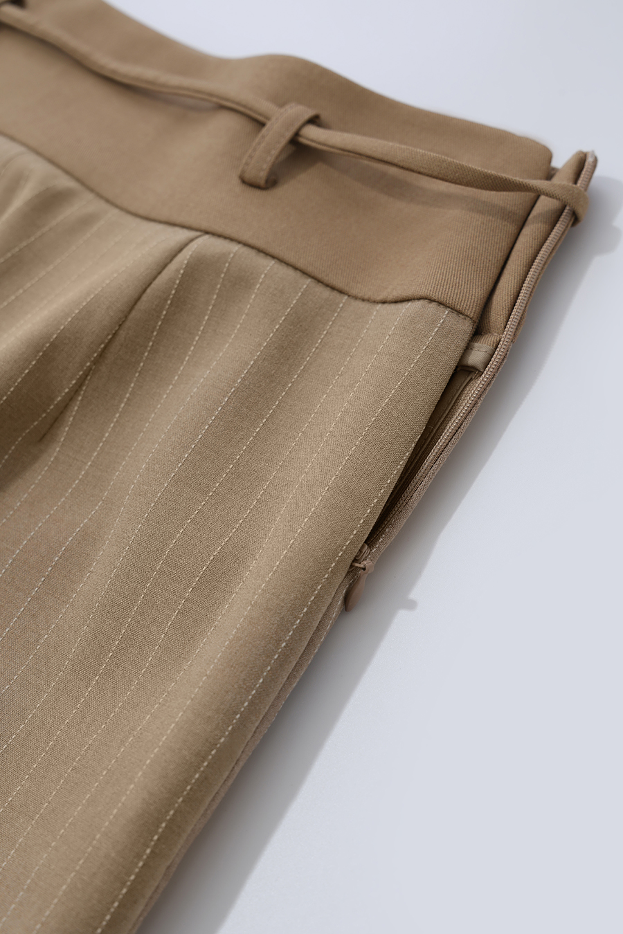 Striped Wide Leg Casual Pants | AMII