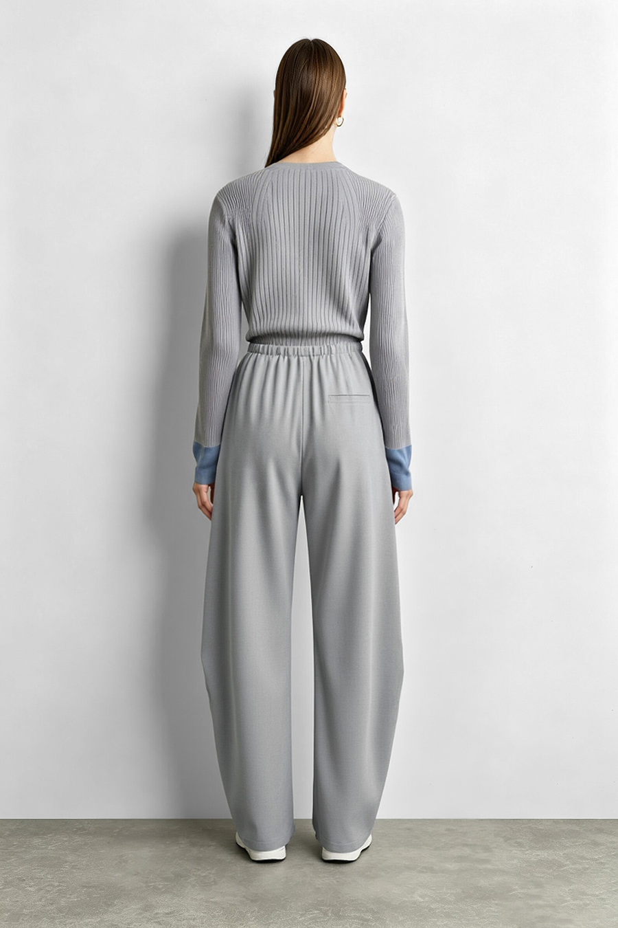 Drawstring Tie Casual Long Pants | AMII