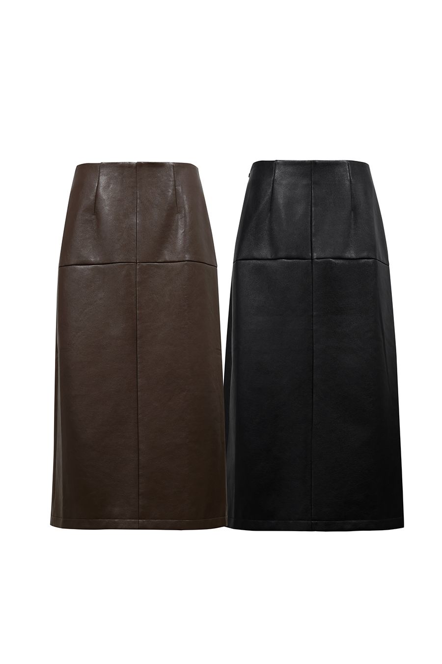 Eco Leather Midi Skirt | AMII