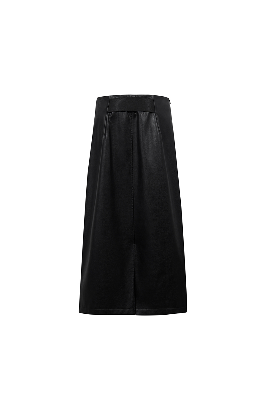 Eco Leather Midi Skirt | AMII