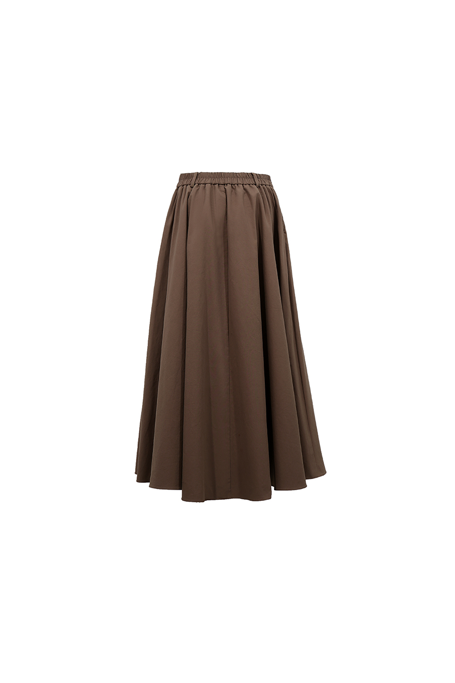 Cotton A-Line Midi Skirt | AMII