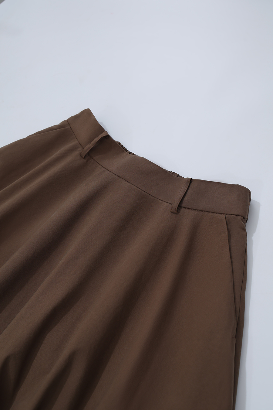 Cotton A-Line Midi Skirt | AMII