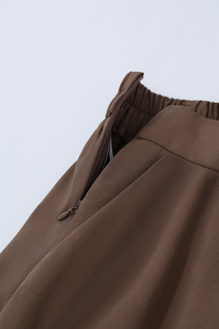 Cotton A-Line Midi Skirt | AMII