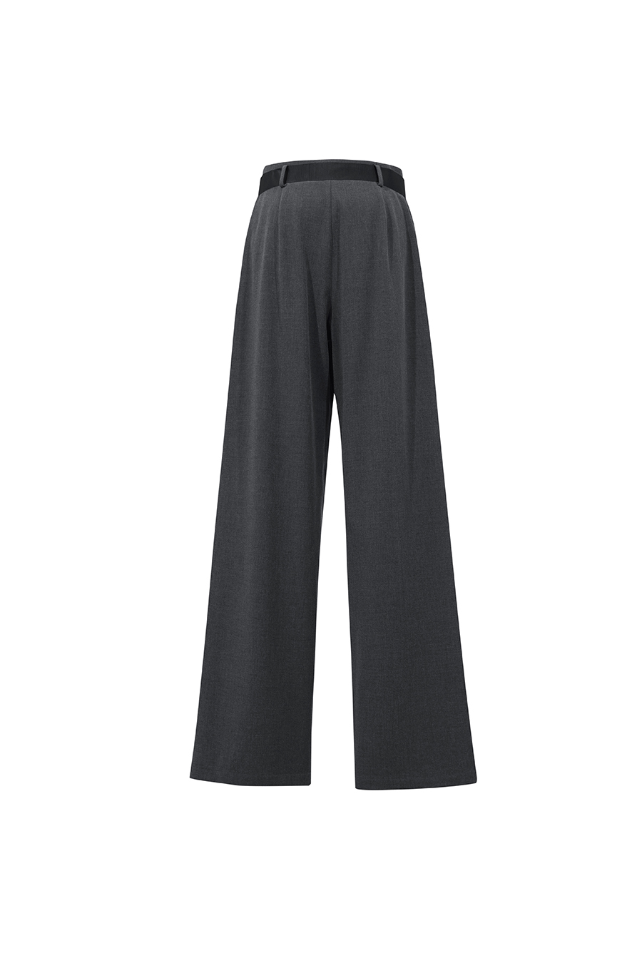 Buckle Belt Casual Long Pants | AMII