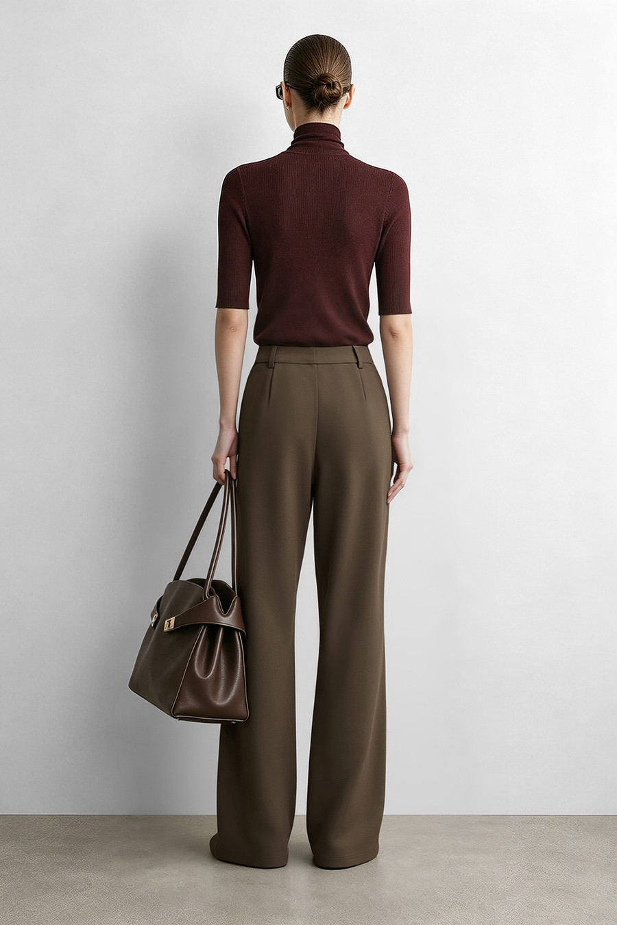 Commuter Flared Casual Pants|AMII