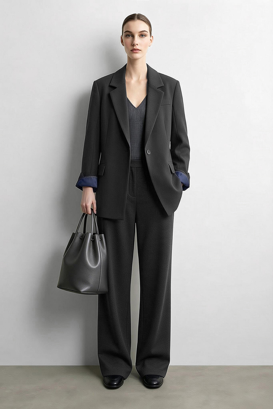 Commuter Flared Casual Pants|AMII