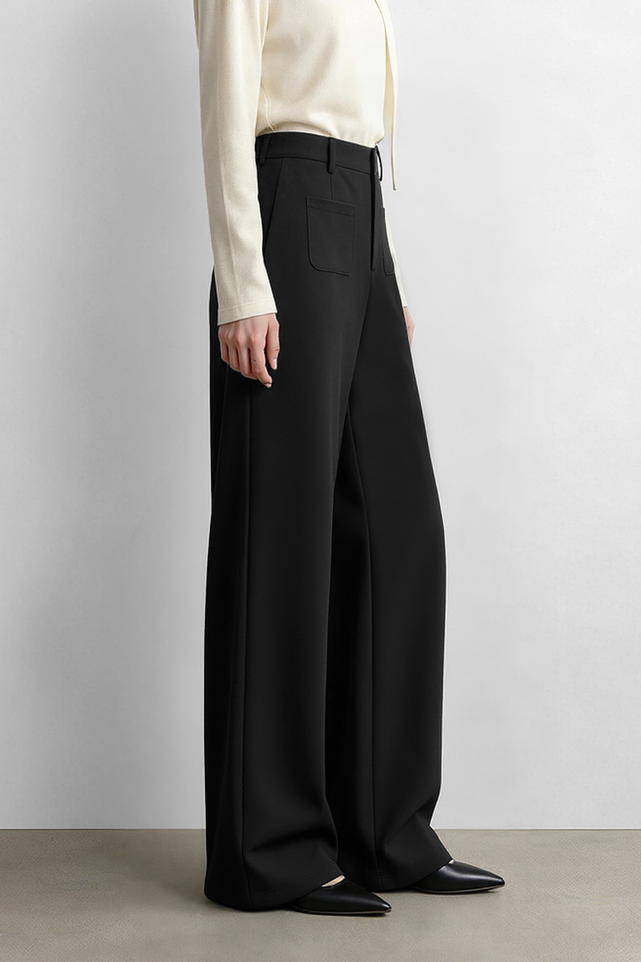 Commuter Flared Casual Pants|AMII