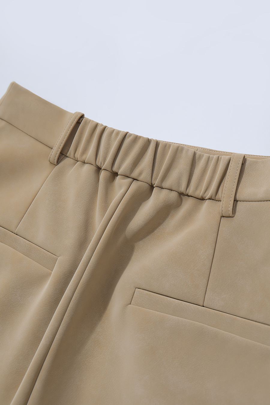 Eco Protein Leather Midi Skirt | AMII