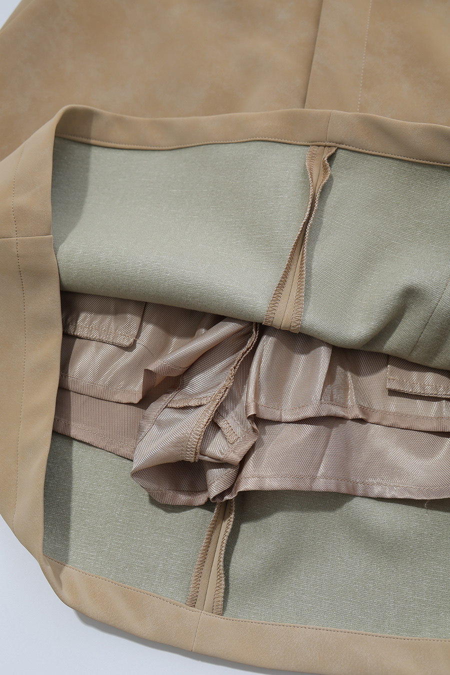 Eco Protein Leather Midi Skirt | AMII